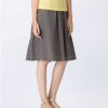 Passion 1 Banded Waist Midi Pleated Skirt | Melani di moda