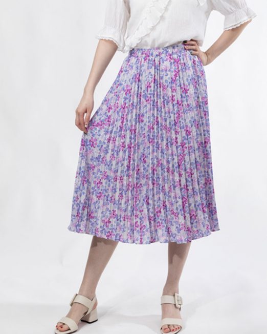 Melani floral pleat skirt3 522x652 Womens Clothing & Fashion   Online & Offline