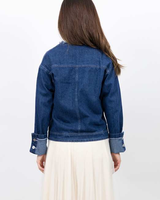 Deep blueDenim jacket 5 Womens Clothing & Fashion   Online & Offline