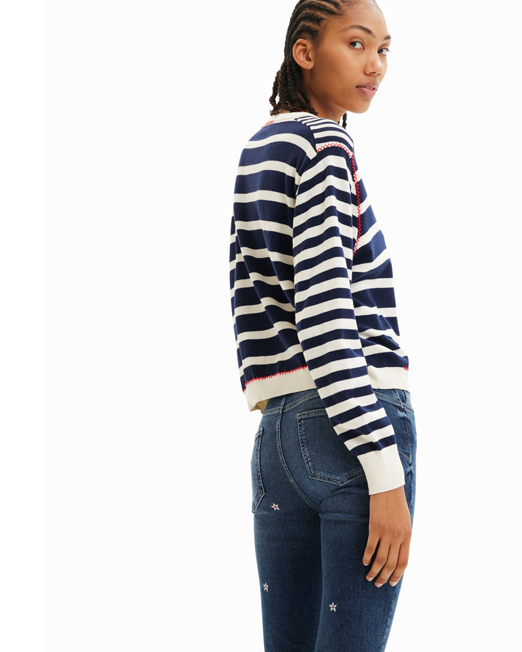 DESIGUAL SAILOR STRIPES PULLOVER 4 Womens Clothing & Fashion   Online & Offline