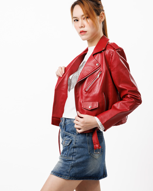 PASSION 1 BY MELANI FAUX LEATHER BIKER JACKET 1 Womens Clothing & Fashion   Online & Offline