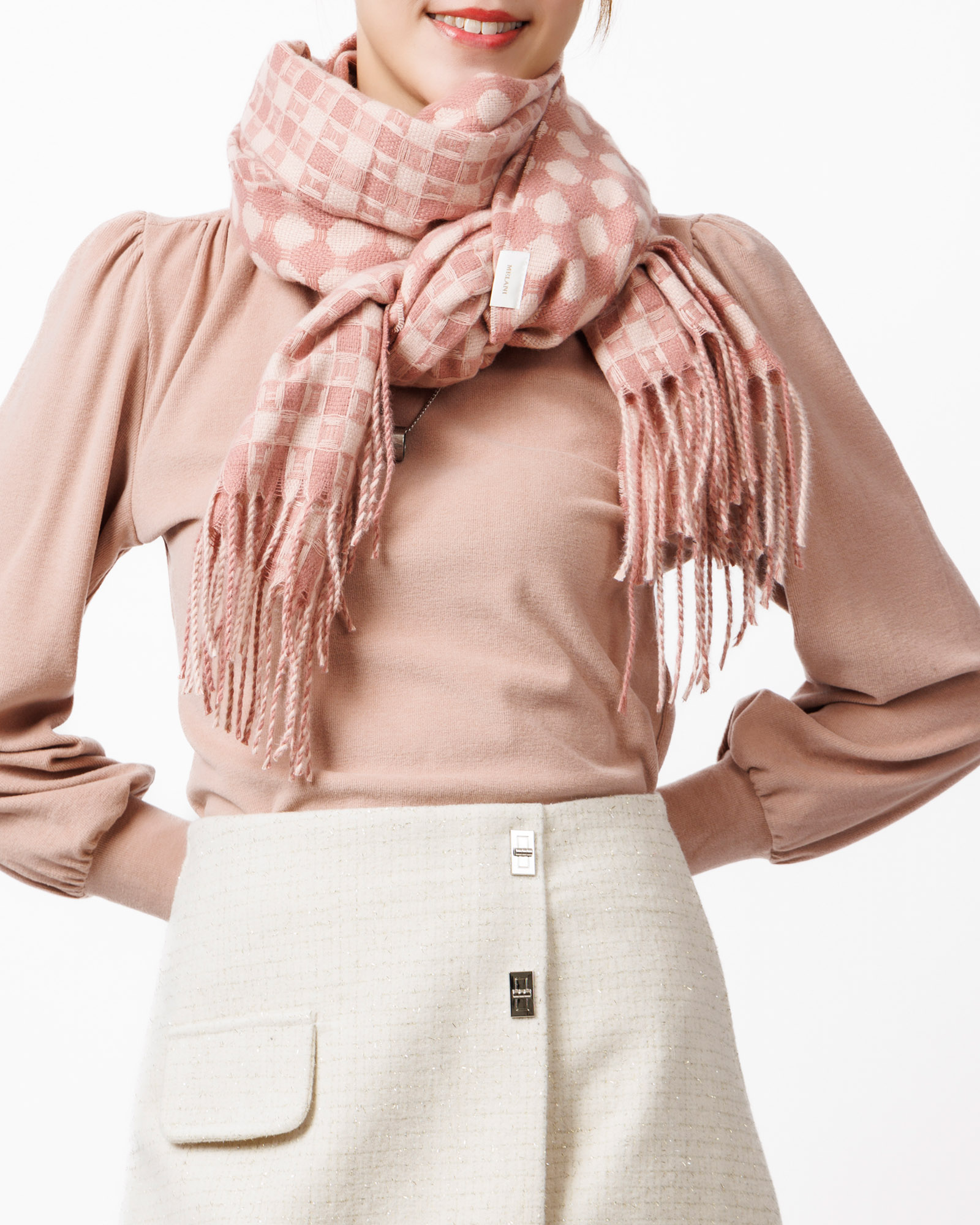 FW2023 melani di moda soft tassel scarf Womens Clothing & Fashion   Online & Offline