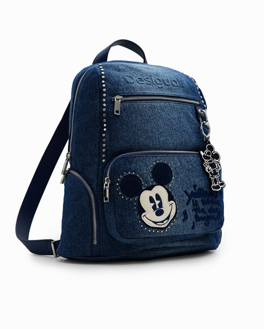 DESIGUAL MICKEY MOUSE DENIM BACKPACK 1 Womens Clothing & Fashion   Online & Offline