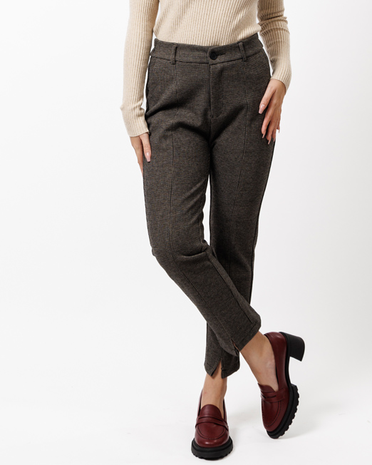 MELANI ELASTICATED WAIST PANTS IN MONO PUPPYTOOTH CHECK 1 Womens Clothing & Fashion   Online & Offline