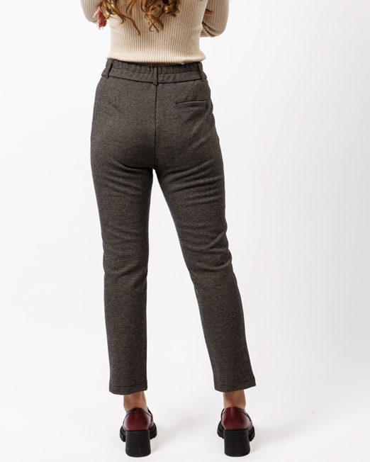 MELANI ELASTICATED WAIST PANTS IN MONO PUPPYTOOTH CHECK 3 Womens Clothing & Fashion   Online & Offline