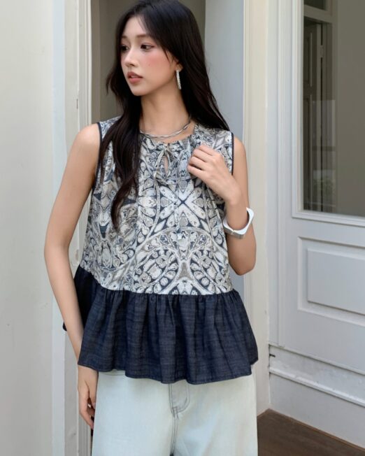 denim top 1 522x652 Womens Clothing & Fashion   Online & Offline