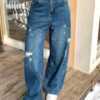MELANI DISTRESSED DETAILS JEANS