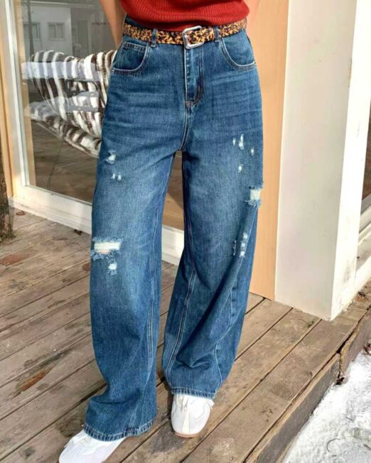 MELANI DISTRESSED DETAILS JEANS