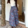 MELANI CHECKED MAXI SKIRT