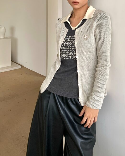 MELANI ROUND NECK CARDIGAN