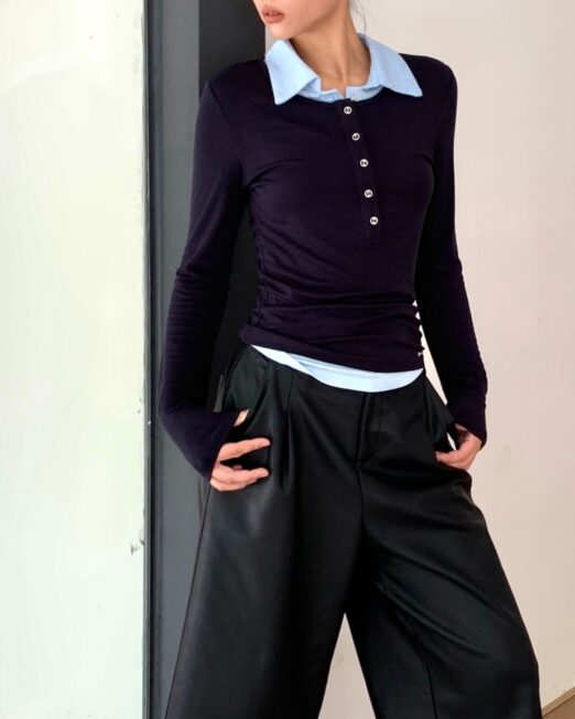 MELANI 2IN1 KNIT TOP