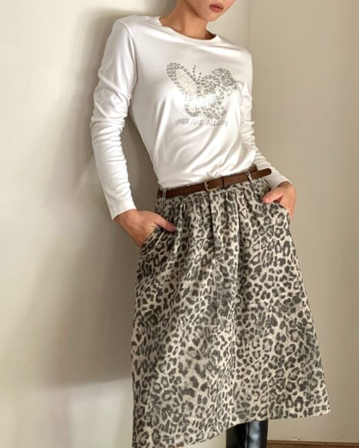 MELANI BUTTERFLY PRINT TOP