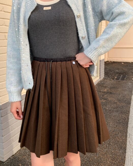 MELANI PLEATED MINI SKIRT