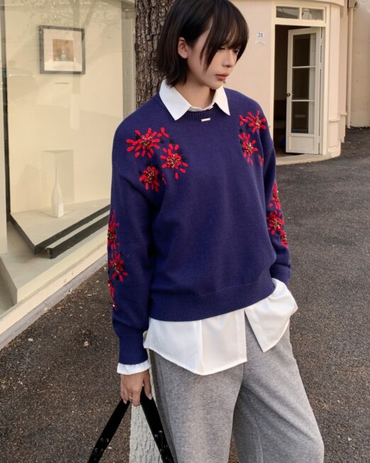 MELANI EMBROIDERED JUMPER