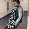 MELANI LEOPARD PRINT SCARF